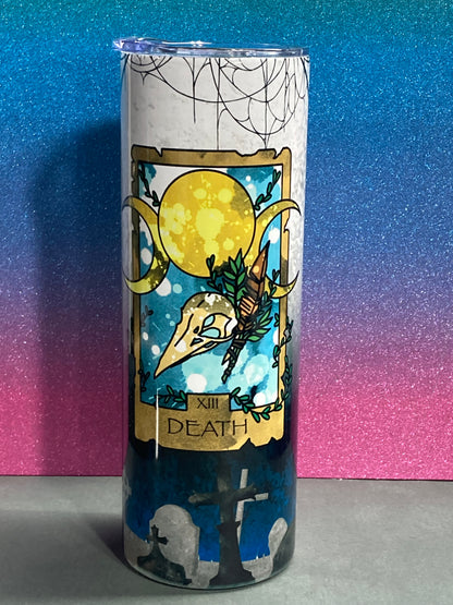 Death Tarot Card Tumbler