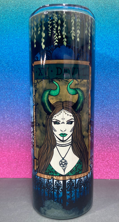 Devil Tarot Card Tumbler