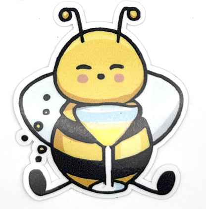 Tipsy Bee Sticker