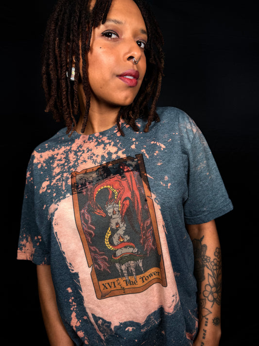 The Tower Tarot Card Shirt