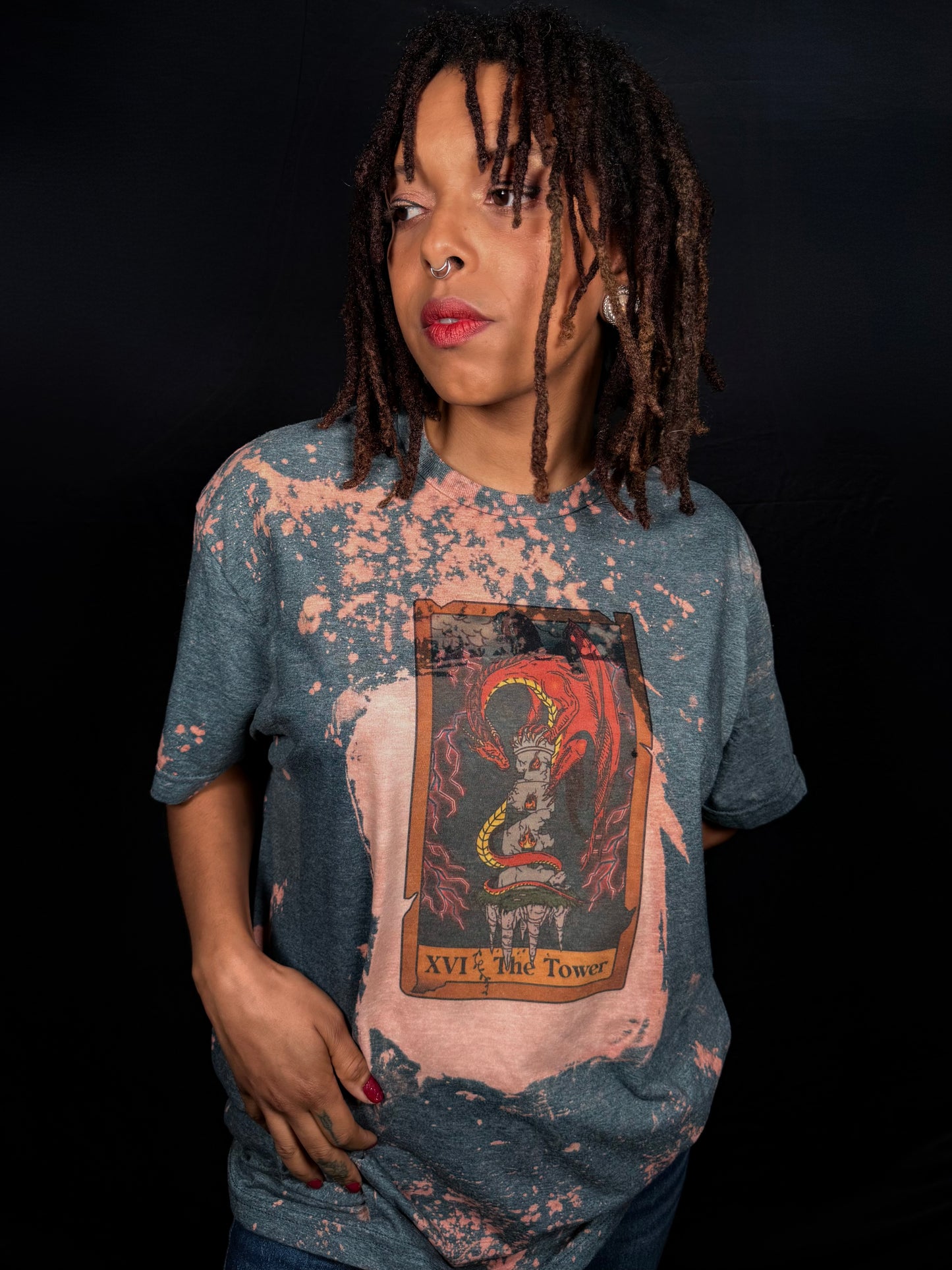 The Tower Tarot Card Shirt