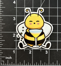 Tipsy Bee Sticker