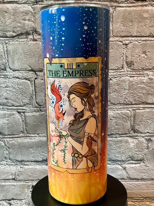 The Empress Tarot Card Tumbler