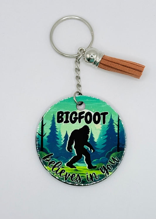 Bigfoot Keychain