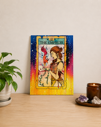 The Empress Tarot Aluminum Print | 8x10