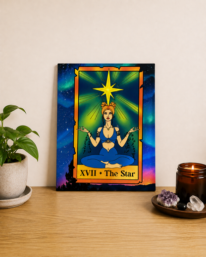 The Star Tarot Aluminum Print | 8x10