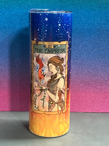 The Empress Tarot Card Tumbler