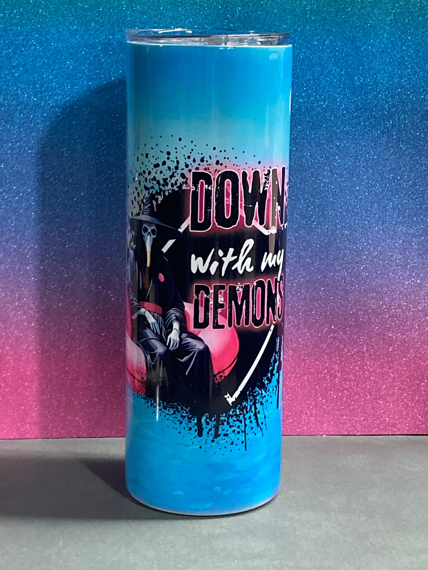 Down with my Demons Tumblers