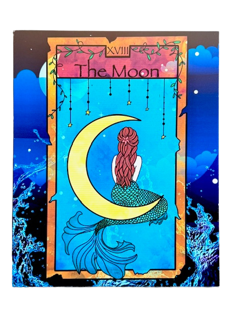 The Moon Tarot Aluminum Print | 8x10