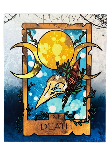 Death Tarot Aluminum Print | 8x10