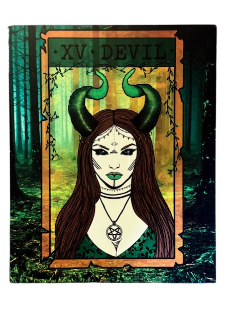 Devil Tarot Aluminum Print | 8x10
