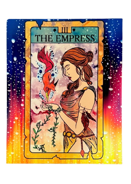 The Empress Tarot Aluminum Print | 8x10