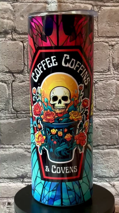 Coffee Coffins & Covens Tumbler