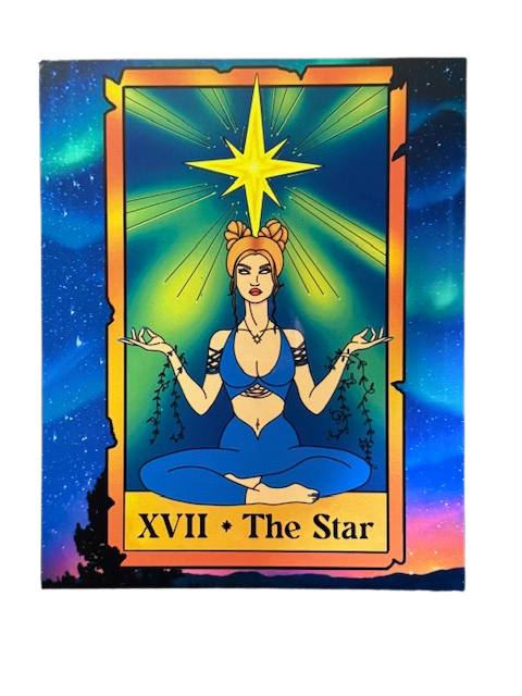 The Star Tarot Aluminum Print | 8x10